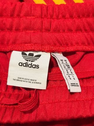 Chándal Adidas Rojo y Dorado