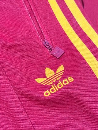 Chándal Adidas Rojo y Dorado