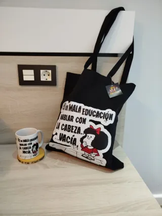 Pack Mafalda: Bolso y Taza