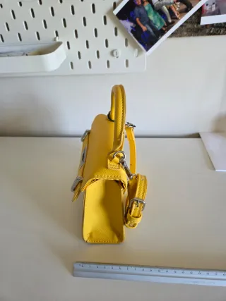 Bolso mano vintage amarillo