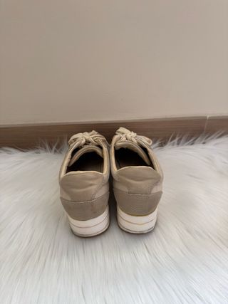 Zapatos beige doble suela