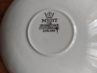 Juego de té de porcelana Myott de Staffordshire