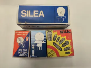 Antiguas Lámparas de Coche y Moto Clásicos