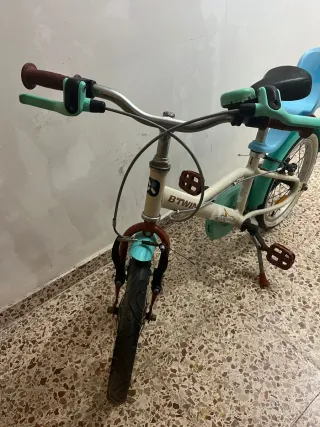 Bicicleta Infantil B'Twin 16 con Silla