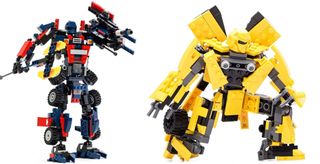 Kit di costruzioni Transformers Bumblebee e Optimus Prime 2