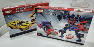 Kit di costruzioni Transformers Bumblebee e Optimus Prime 2