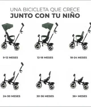 Triciclo Kinderkraft Aston Verde