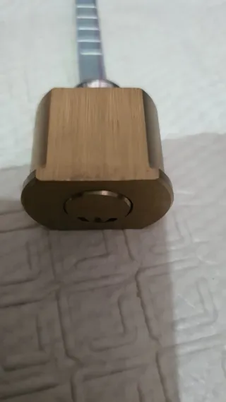 Automatic keypad door lock double side fingerprint