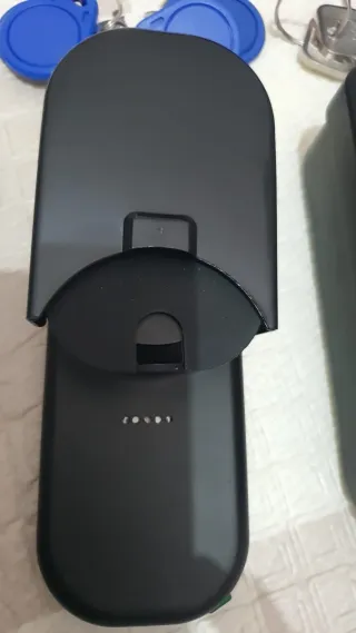 Automatic keypad door lock double side fingerprint