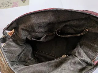 Bolso de piel patchwork mujer