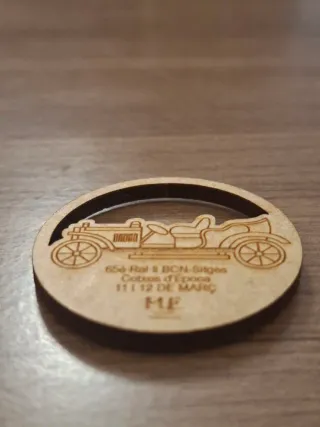 Imán Rally coches época Barcelona-Sitges