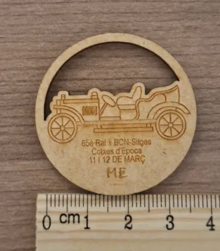 Imán Rally coches época Barcelona-Sitges