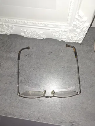 Gafas de metal doradas graduadas