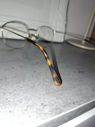 Gafas de metal doradas graduadas