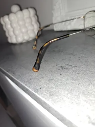 Gafas de metal doradas graduadas