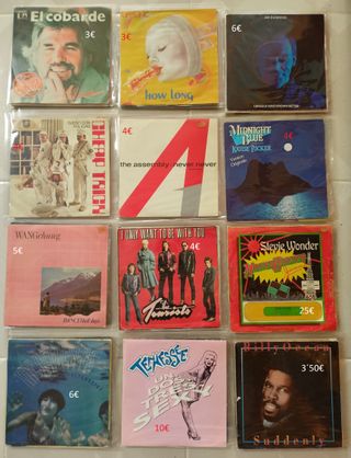 79 singles en vinilo 45rpm