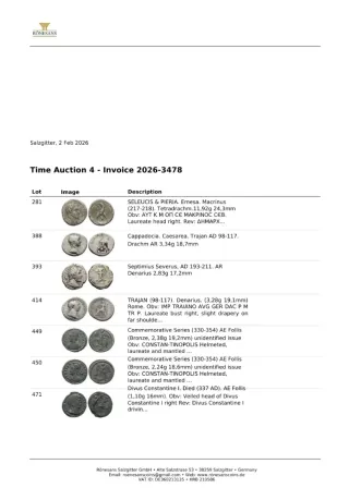 Moneta Romana in argento