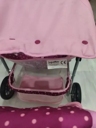 Carrito de muñecas rosa 8 euros hasta domingo