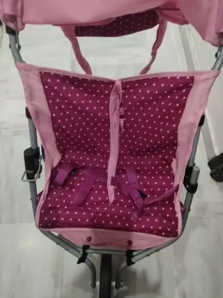Carrito de muñecas rosa 8 euros hasta domingo
