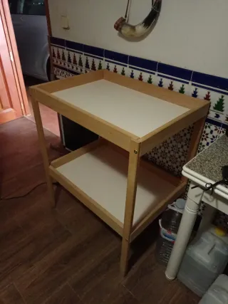 Estantería de madera 2 niveles