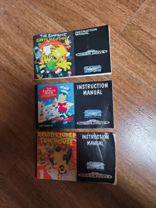 Los Simpson 4 Juegos Mega Drive