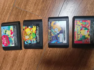 Los Simpson 4 Juegos Mega Drive