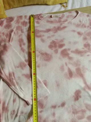 Jersey ancho tie-dye talla única