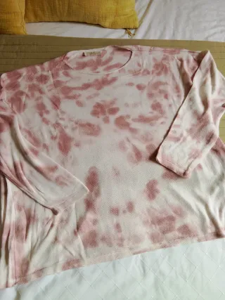 Jersey ancho tie-dye talla única