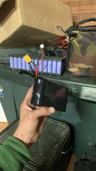 Juego de Batería para barco cebador carpfishing