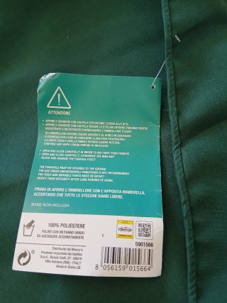 Telo di ricambio  per ombrellone da giardino