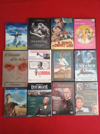 DVD y Blu-ray cine clásico a 8€ unidad