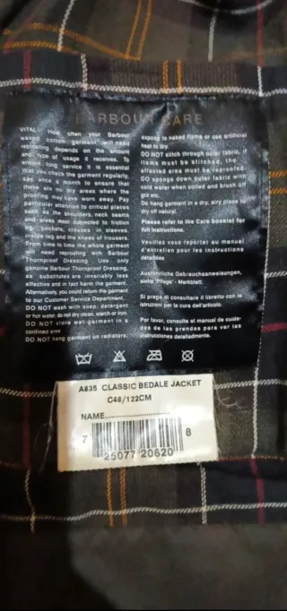 Barbour Classic Bedale - Made in England