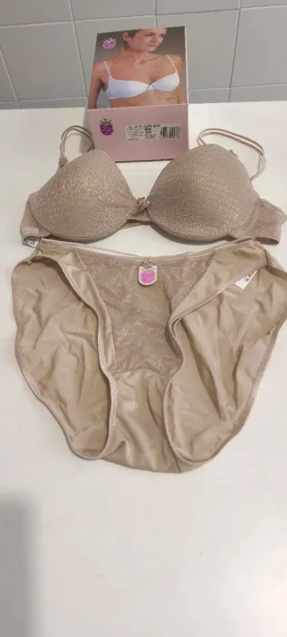 Conjunto Selene Rita 90B Beige Nuevo