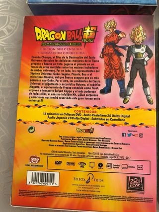 Colección DVD Dragon Ball Super 4 Packs