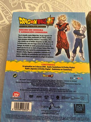 Colección DVD Dragon Ball Super 4 Packs