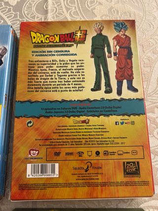 Colección DVD Dragon Ball Super 4 Packs
