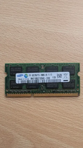 4GB DDR3 SODIMM RAM (Samsung, SK Hynix)