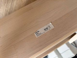 Scaffale da bagno IKEA Vilto in betulla