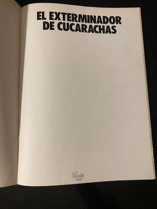 El exterminador de cucarachas. 1991.