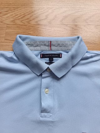 Polo Tommy Hilfiger XL azul claro original