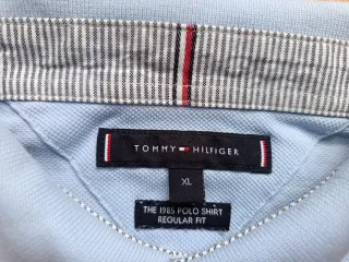 Polo Tommy Hilfiger XL azul claro original