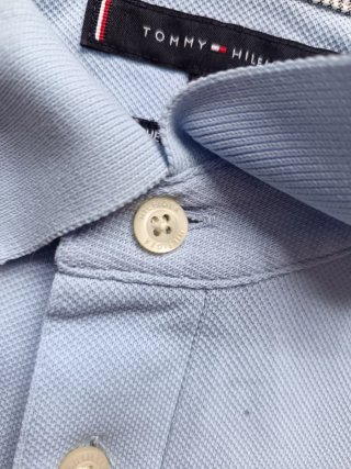 Polo Tommy Hilfiger XL azul claro original