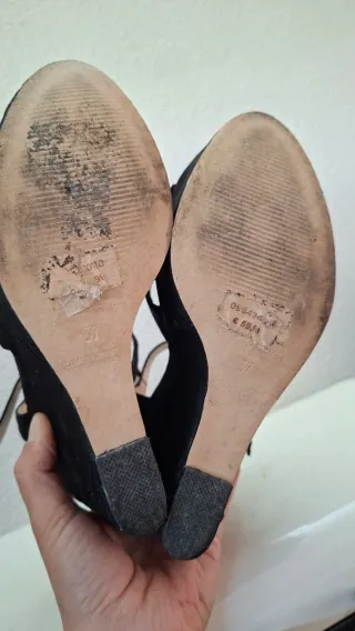 Zeppe tacco 13 cm, numero 37