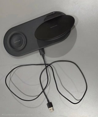 Cargador Inalámbrico Dúo Negro