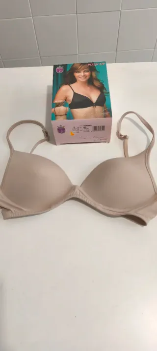 Sujetador Selene Adriana Push Up 90B Beige