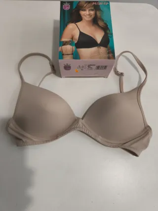 Sujetador Selene Adriana Push Up 90B Beige