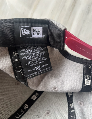 Gorra NBA Miami Heat original gris y roja