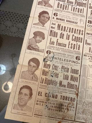 Cartel Toros Badajoz 1976