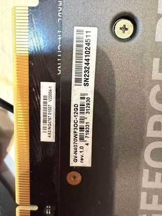 Tarjeta Gráfica GIGABYTE GeForce RTX 4070