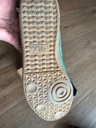 Zapatillas Fila Verde y Rosa Talla 41